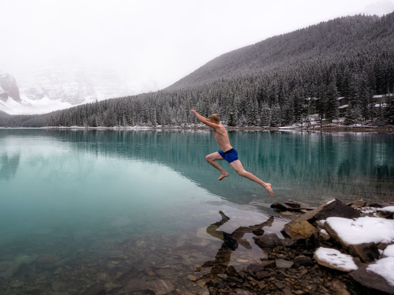 polar bear plunge