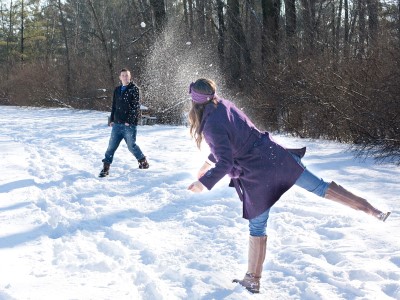 Snowball Fight date idea